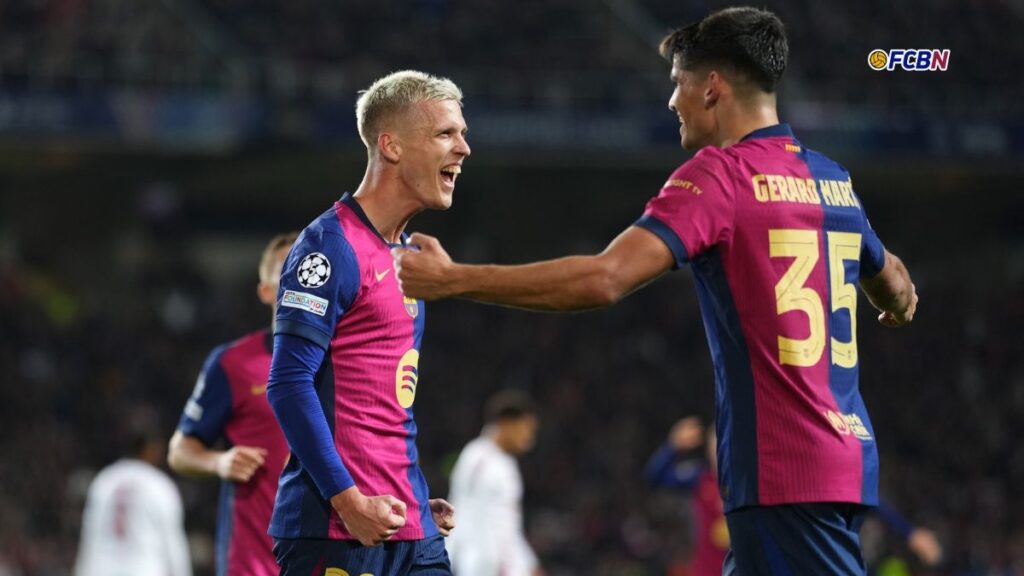 A ‘magician’ loose in Montjuïc! Dani Olmo sealed a great game against Brest with a great goal