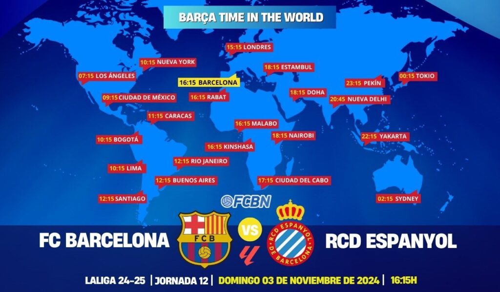 FC Barcelona vs RCD Espanyol live and online: When and where to watch the LaLiga match on TV