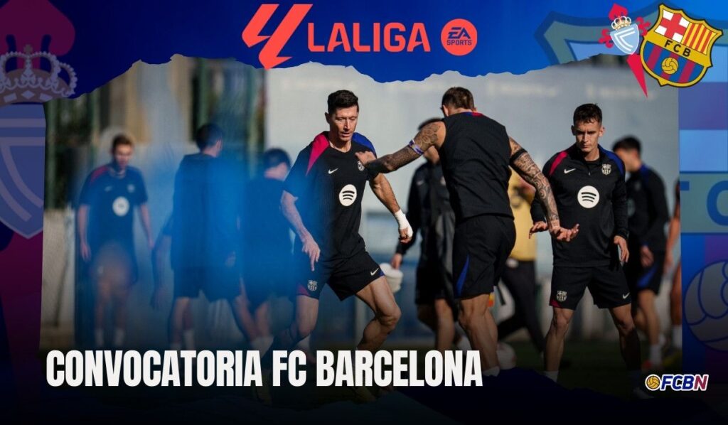 FC Barcelona squad for the match against Celta de Vigo – LaLiga 2024/25