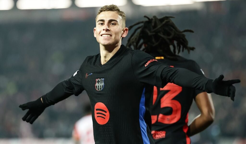 Fermín López scored his first goal of the season in his 50th game for Barça