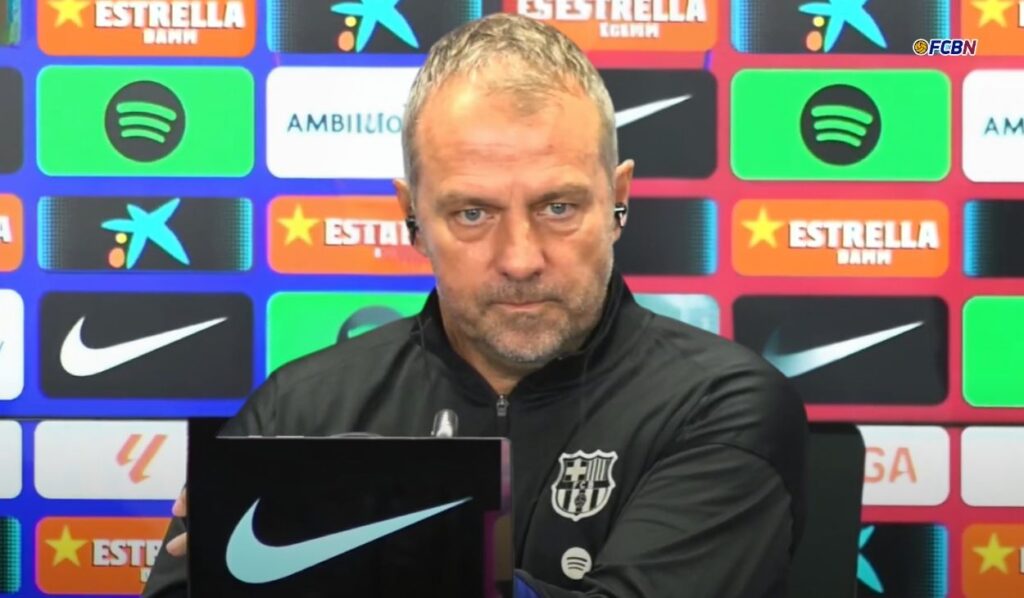 Hansi Flick gives a strong message about the DANA: “I would have suspended the whole matchday”