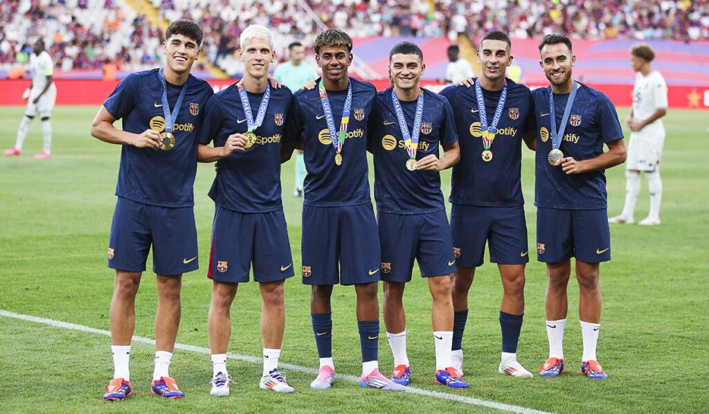 Slam of one of FC Barcelona’s discards to two LaLiga clubs