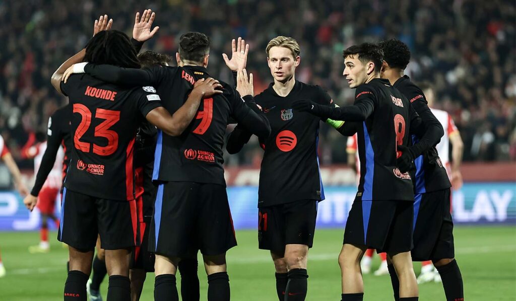 Pure forcefulness! Barcelona, ​​top scorer of the Champions League 2024/25