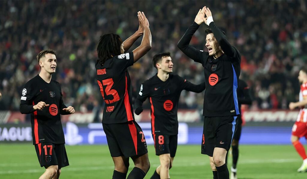 Koundé, stellar! Jules gave 3 assists in Barça’s win against Crvena Zvezda