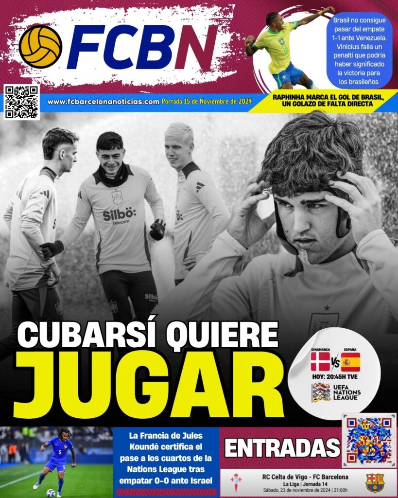 FCBN cover 11/15/2024: CUBARSÍ WANTS TO PLAY