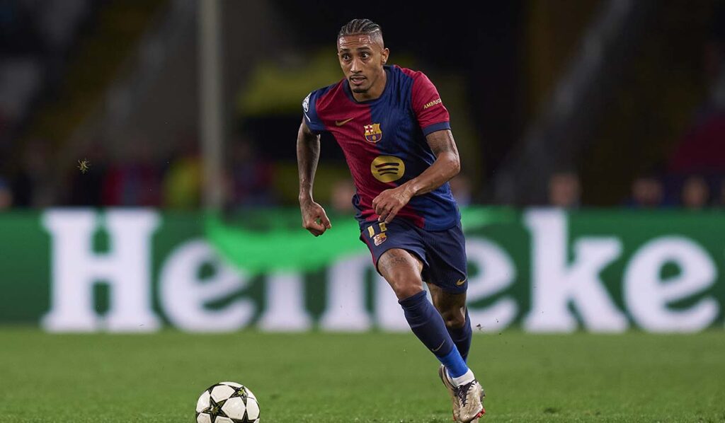Raphinha is one goal away from equaling Neymar’s best start to the season with Barça