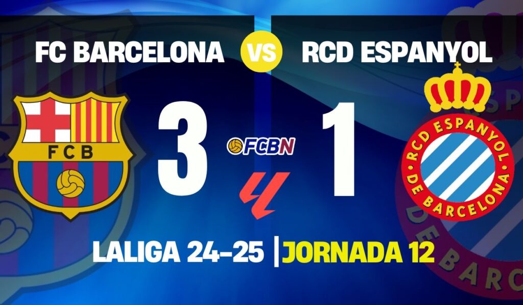 FC Barcelona 3-1 Espanyol: Dani Olmo leads a new ‘recital’ by the super leader of LaLiga