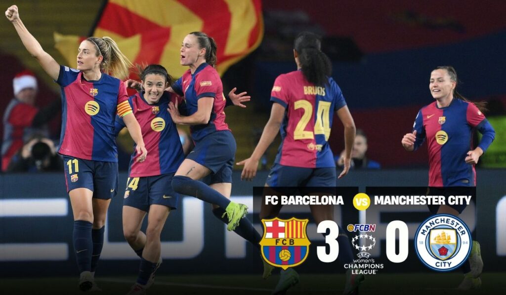 Barça shines at the Olympic Stadium and takes the lead in the group (3-0)