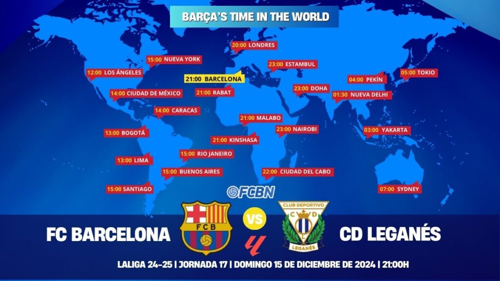 FC Barcelona vs Leganés live and online: When and where to watch the LaLiga match on TV