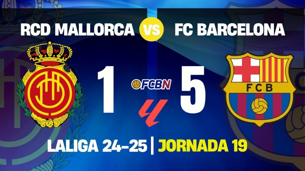 Barça enjoy themselves and score against Mallorca to win again in LaLiga (1-5)