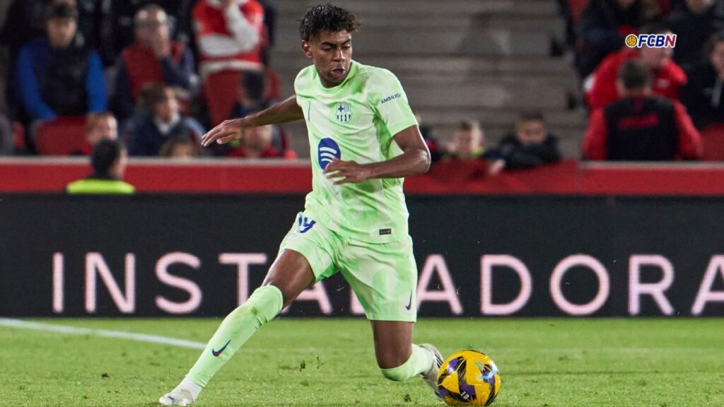 From another planet! This was Lamine Yamal’s spectacular assist to Raphinha