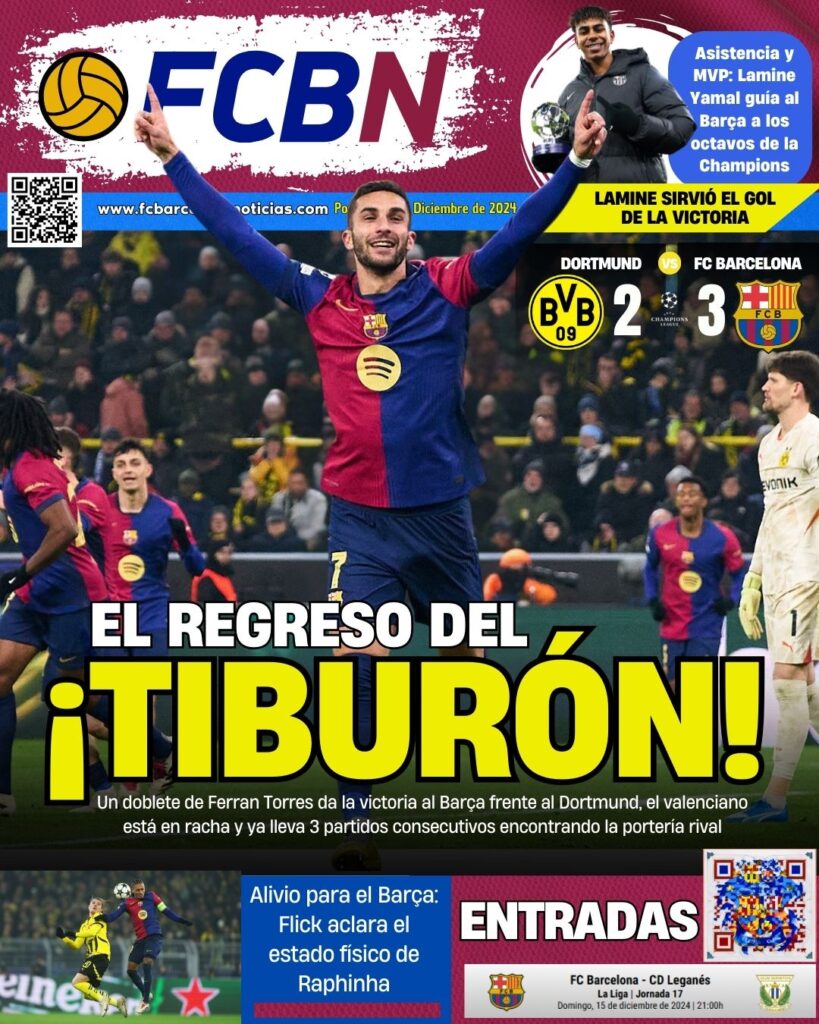 FCBN Cover 12/12/2024: THE RETURN OF THE SHARK!