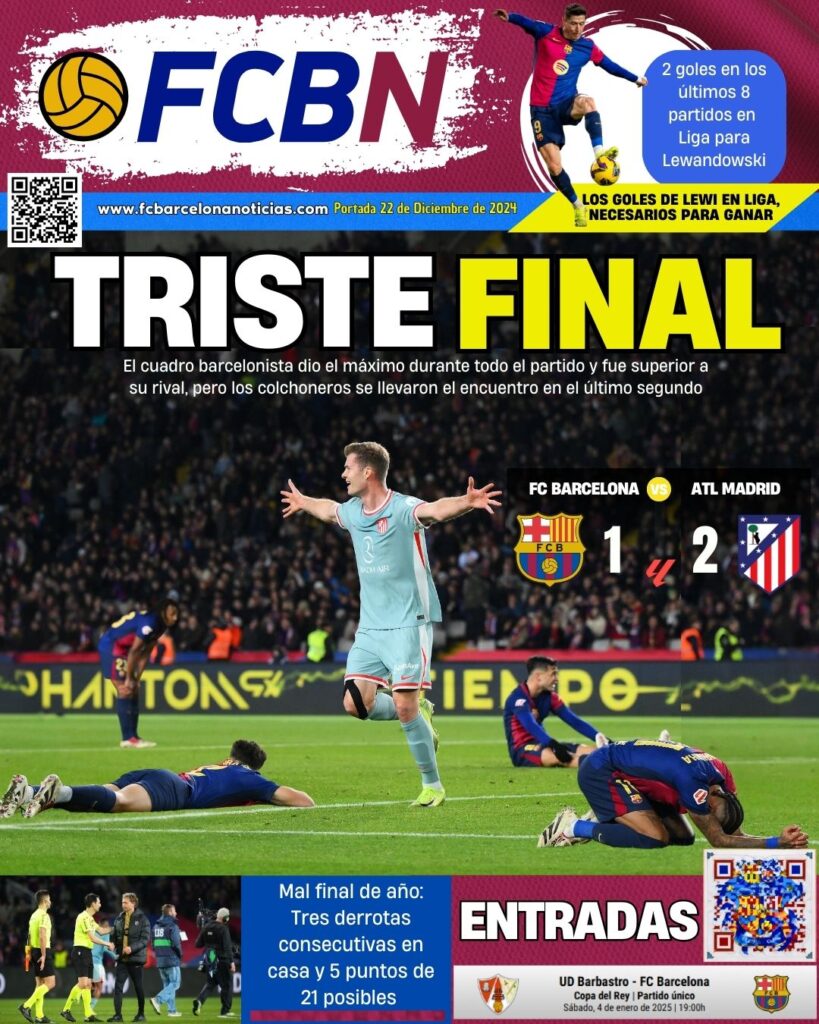 FCBN Cover 12/22/2024: SAD ENDING