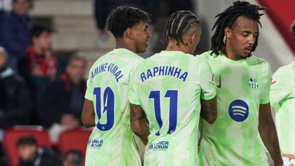 The symbolic gesture of captain that Raphinha had with Lamine Yamal in Mallorca-Barça