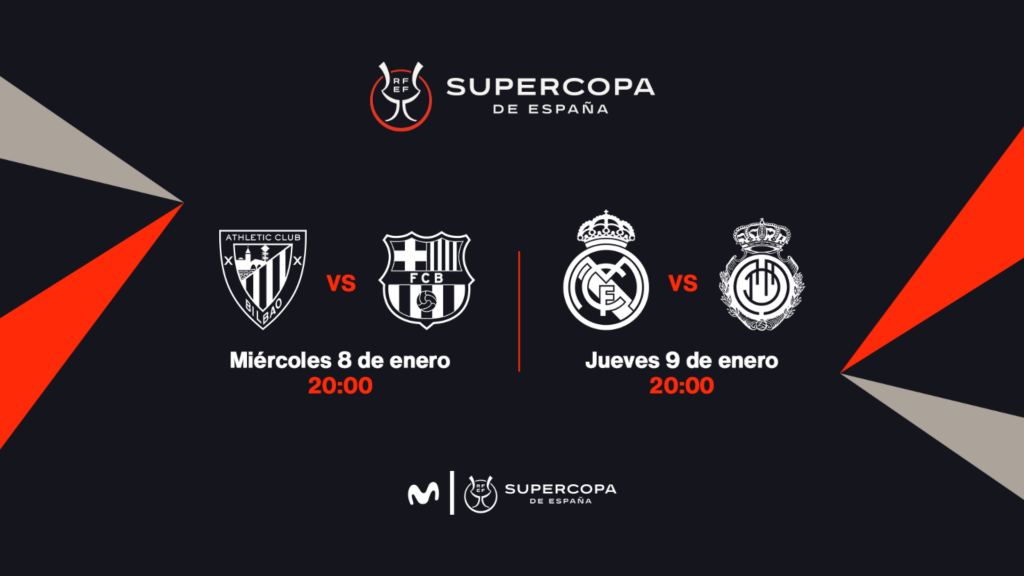 When and where to watch the matches of the Supercopa de España 2025 on TV