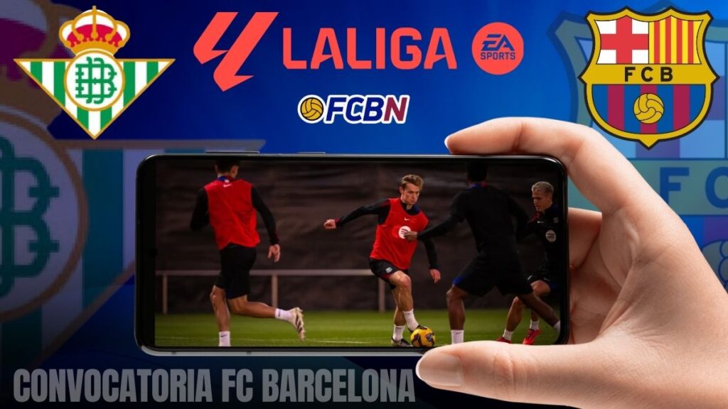 FC Barcelona squad against Betis – LaLiga 2024/25