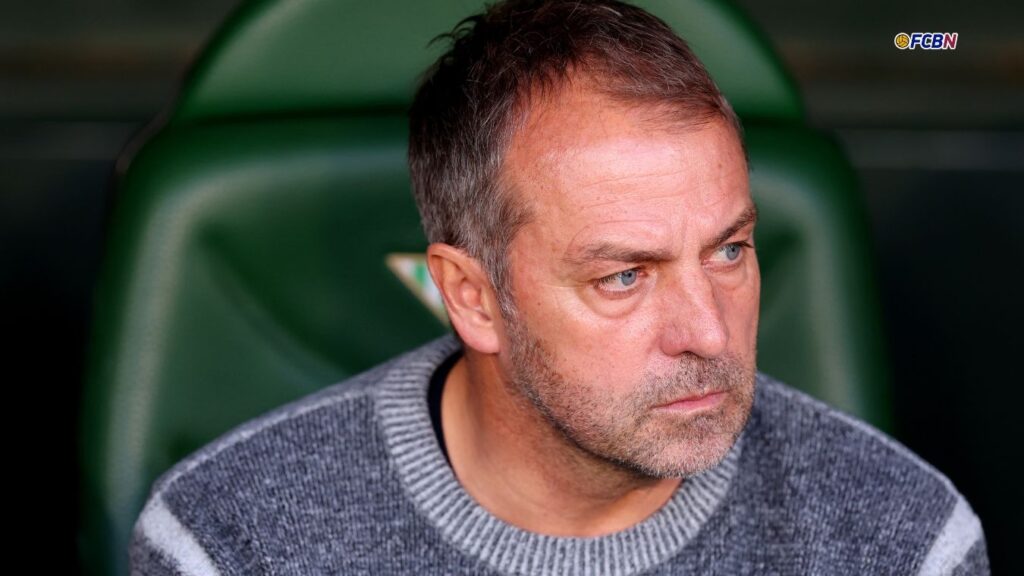 Hansi Flick was sent off in Betis-Barcelona