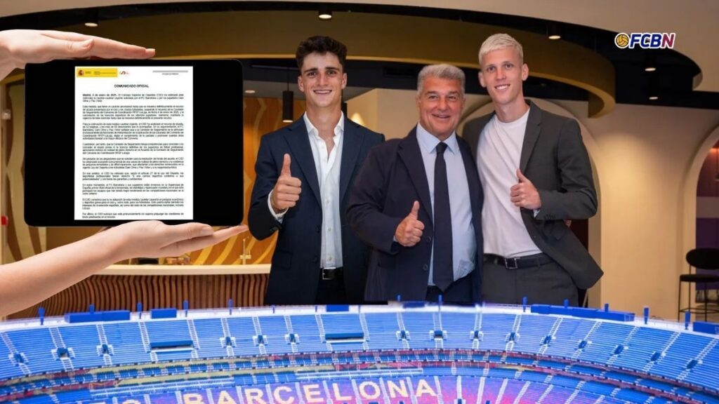 Dani Olmo and Pau Víctor can now play: The CSD grants the urgent precautionary measure to FCB