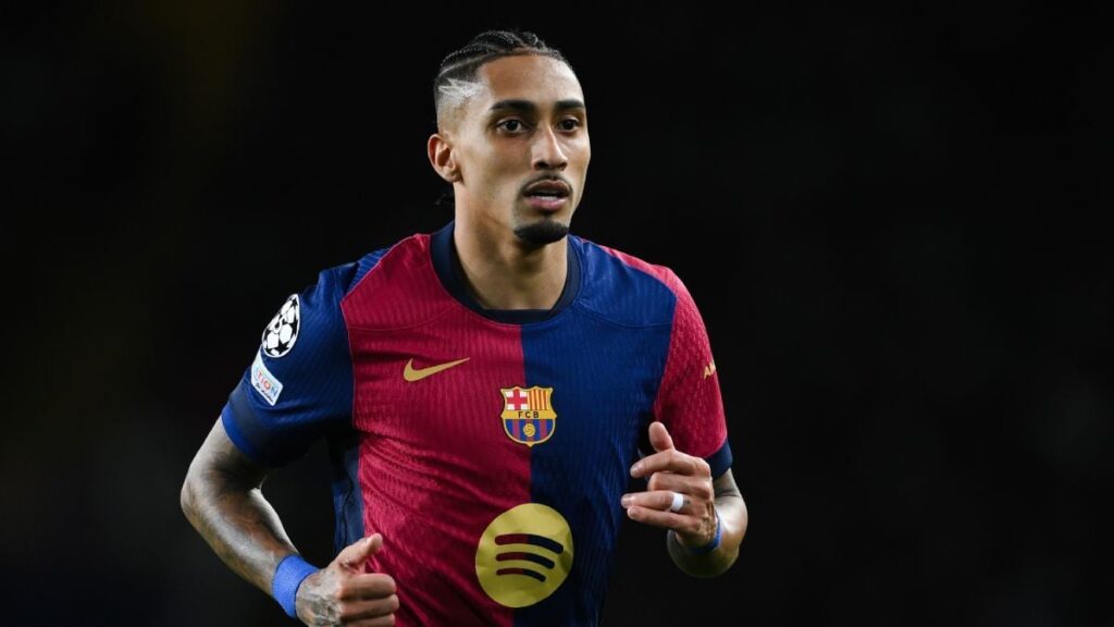 Raphinha, leader in assists of the Champions League group stage 24/25