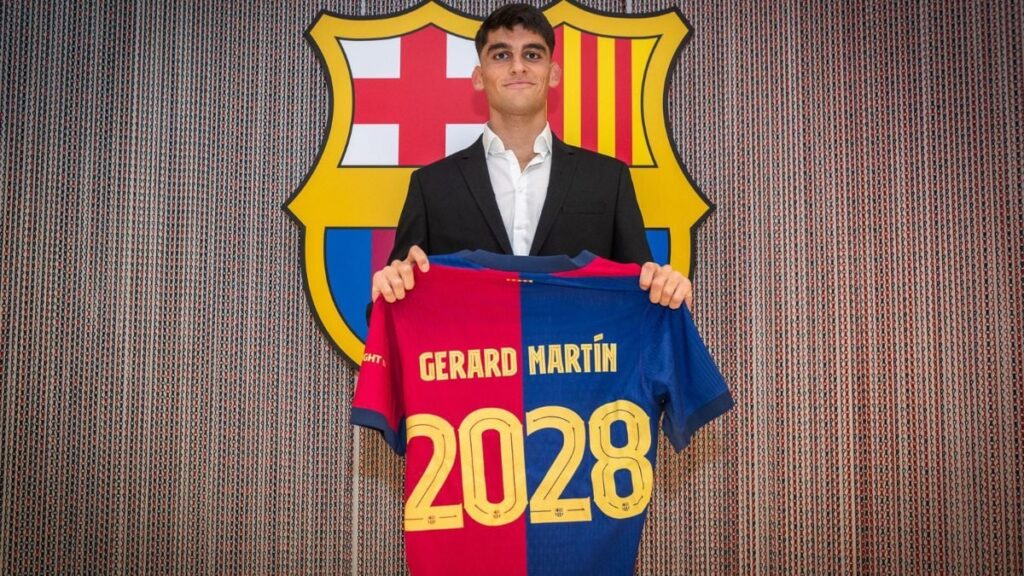 FC Barcelona seals Gerard Martín’s renewal until 2028