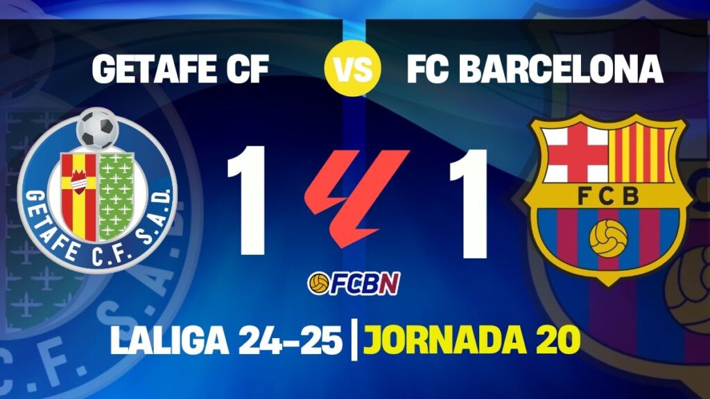 Barça falls into Getafe’s trap again (1-1) and complicates the League