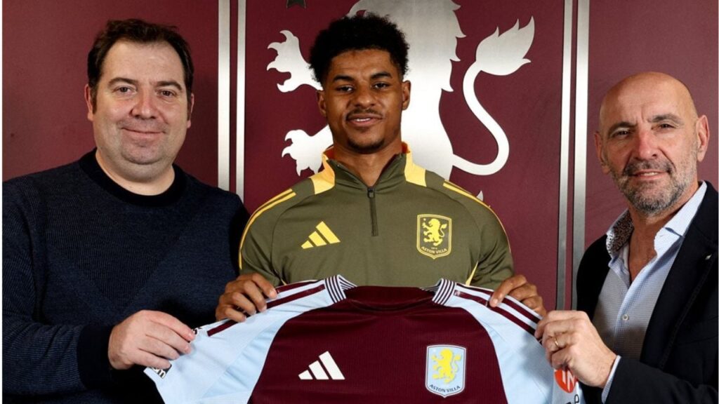 Marcus Rashford is officially a new Aston Villa player