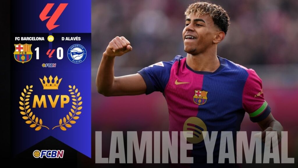 Lamine Yamal: yet another recital from the youth player to awaken Barcelona against Alavés