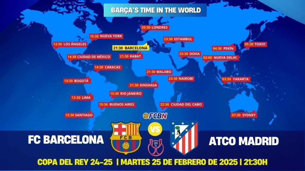 FC Barcelona vs Atlético de Madrid live and online: When and where to watch the match on TV