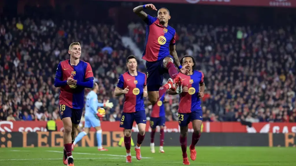 Raphinha debuted with Barça on another ’round’ night