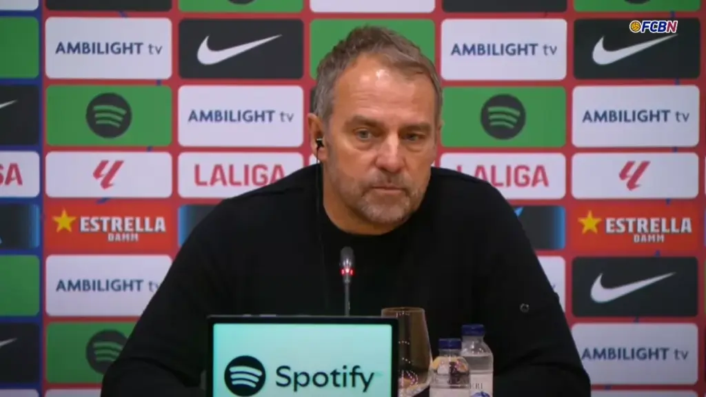 Hansi Flick exudes optimism: “One less match remains and we have one more point”