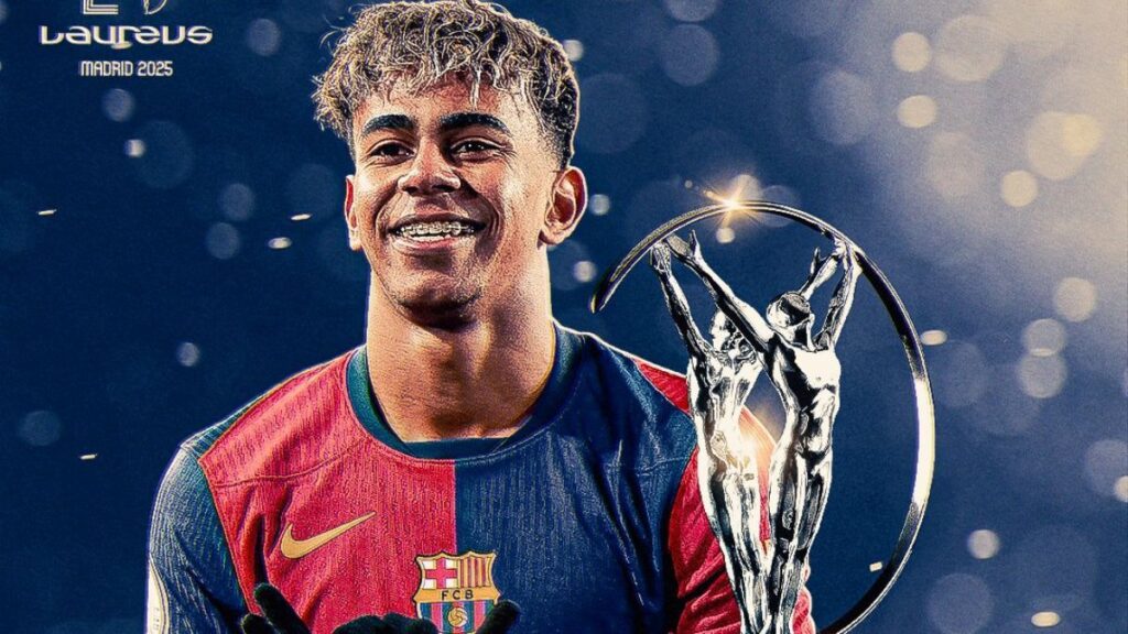 Lamine Yamal, Awarded as Best Breakthrough Athlete at the Laureus World Sports Awards