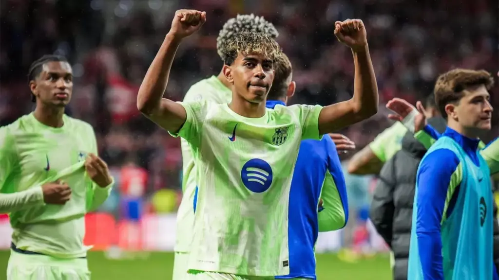 Lamine Yamal did it all: Assist, great match… and a bloody ankle!