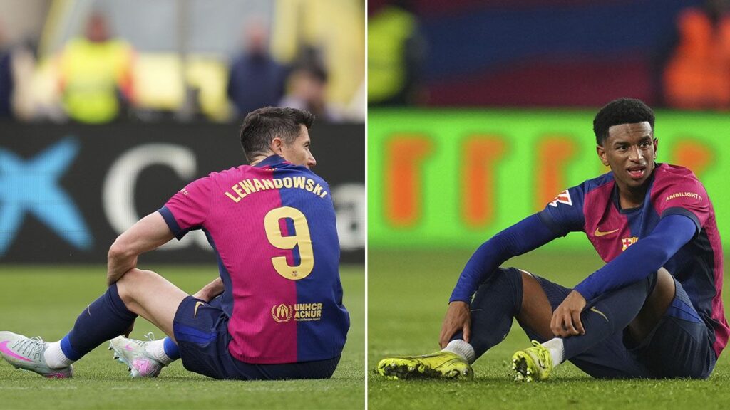 Lewandowski and Balde: Will they be able to play the return leg of the ‘semis’ against Inter?