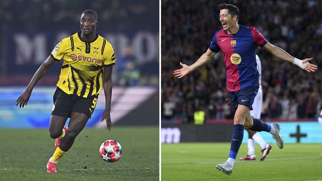 Lewandowski vs Guirassy: showdown of scorers in Barça-Dortmund