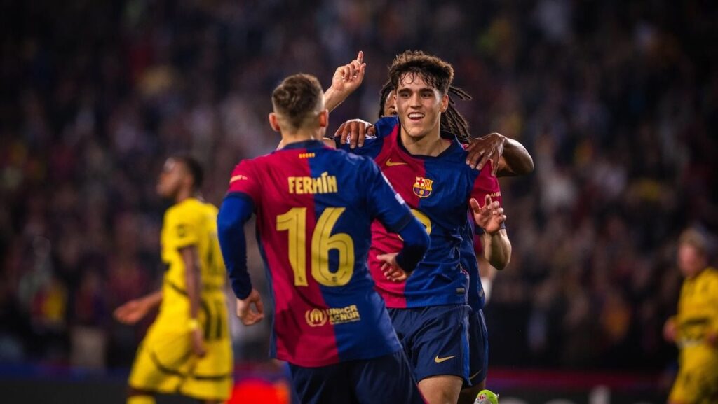 Pau Cubarsí: the youngest defender in the Champions League to provide an assist