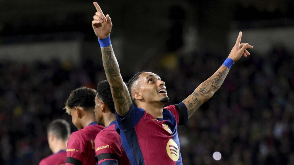 Raphinha will seek to extend his lead as the Champions League top scorer