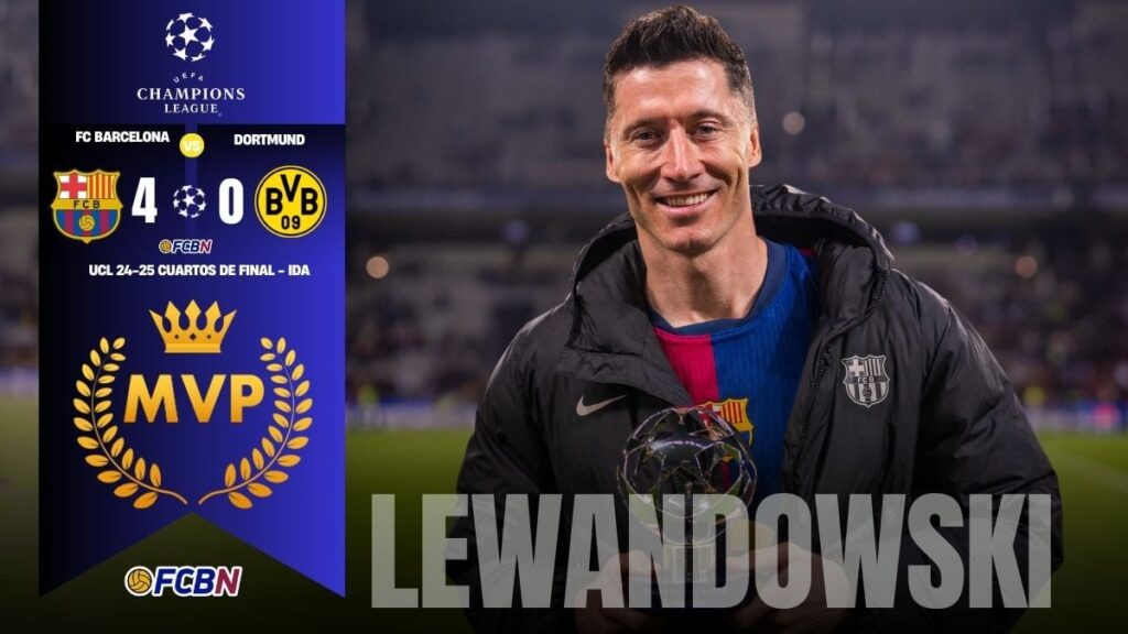 Lewandowski unleashed! Historic double and MVP in Champions League