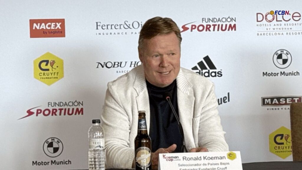 Koeman casts doubt on Barça: “They are not the big favorite in this Champions League”