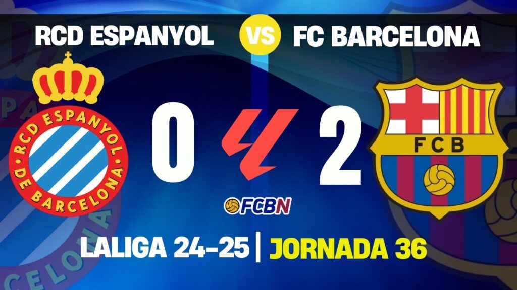 CHAMPIONS! Barça’s victory against Espanyol (0-2) to lift their 28th Liga title