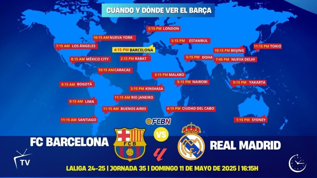 FC Barcelona vs. Real Madrid live and online: When and where to watch El Clásico on TV