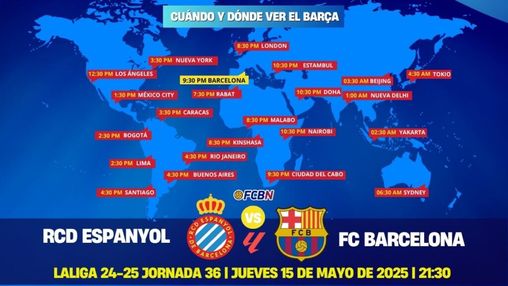 Espanyol vs. FC Barcelona live and online: When and where to watch the match on TV