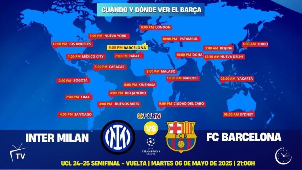 Inter Milan vs. Barcelona live and online: When and where to watch the Champions League match on TV