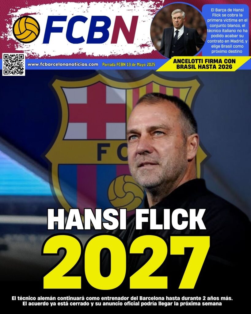 FCBN Cover 05/13/2025: HANSI FLICK 2027