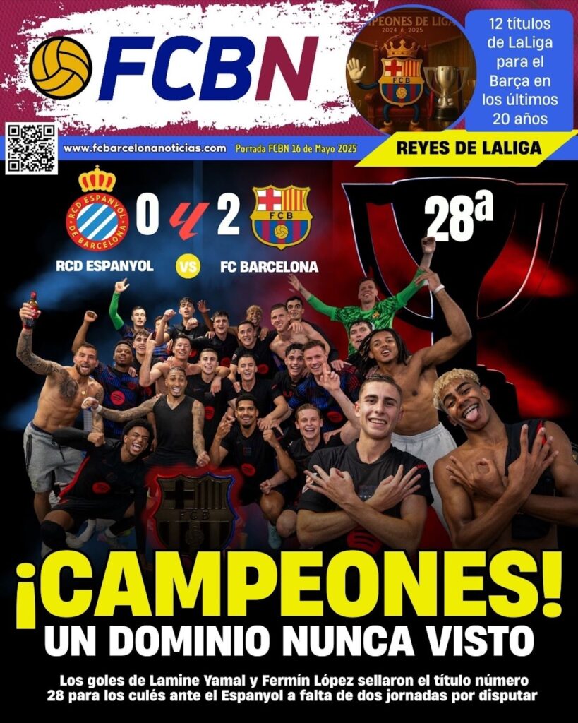 FCBN Cover 05/16/2025: CHAMPIONS! A DOMINANCE NEVER SEEN