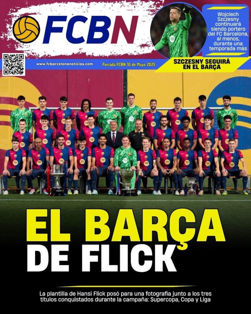 FCBN Cover 31/05/2025: Flick’s Barça