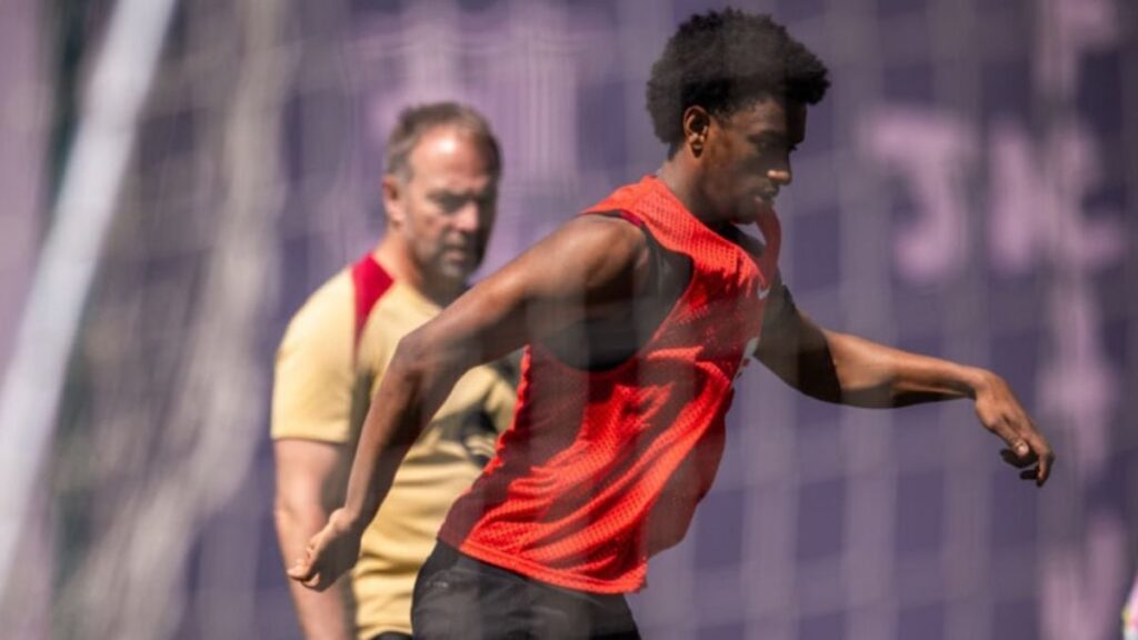 Alejandro Balde returns to training with Barça: will he make it to the Clásico against Real Madrid?