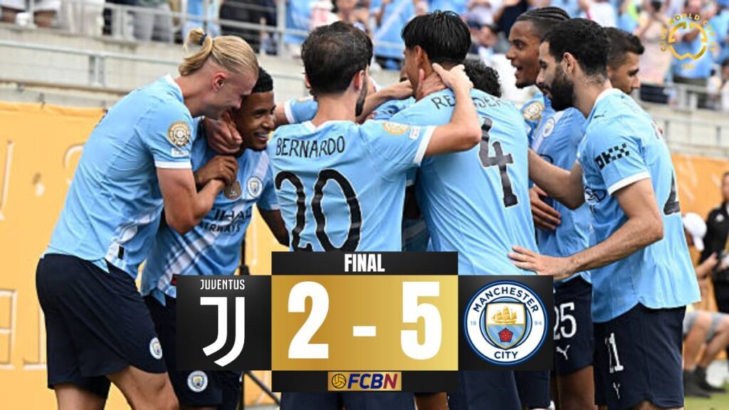 Juventus 2-5 City: brutal ‘manita’ and exhibition by Pep’s team at the Club World Cup
