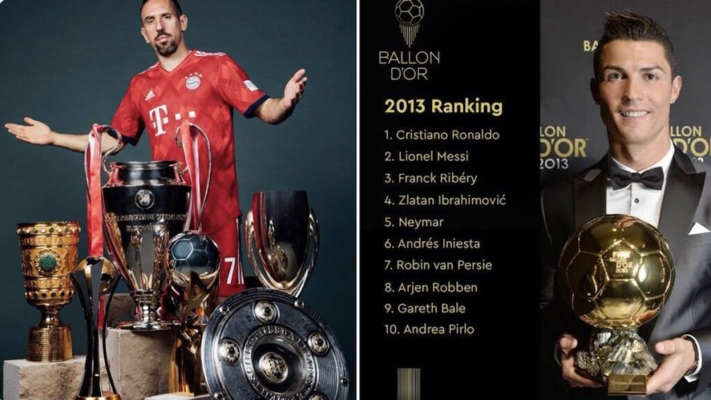 Ribéry vs Cristiano Ronaldo: VIRAL dart for the 2013 Ballon d’Or