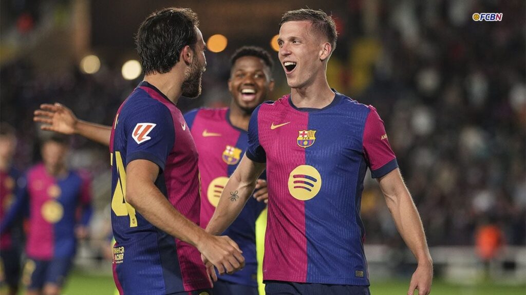 Dani Olmo will be available to Hansi Flick for the matches against Bayern and Real Madrid