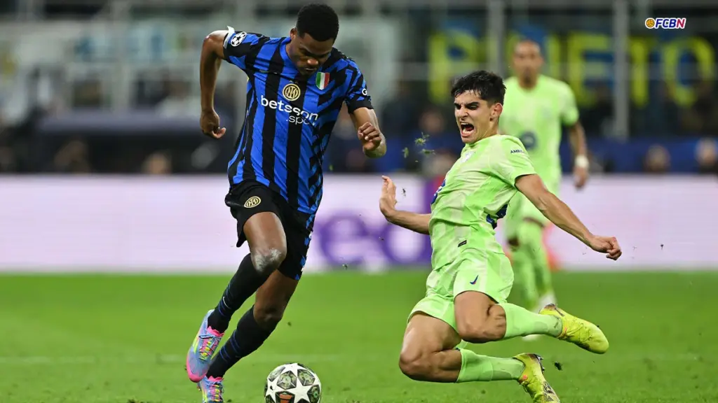 Inter denies contacts with Barça for Denzel Dumfries